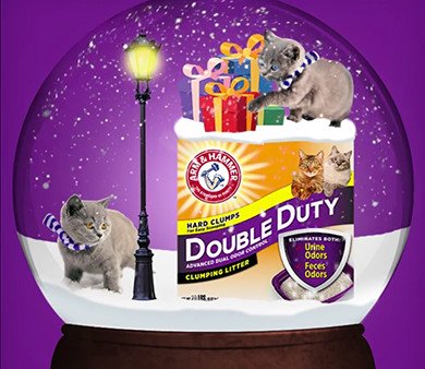 Arm and Hammer Cat LItter Advertising