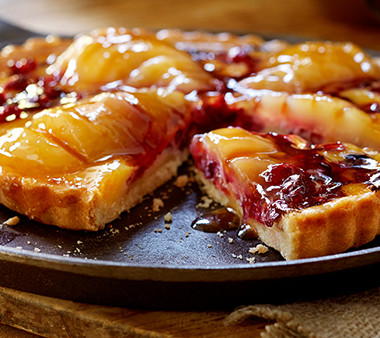 Cherry Peach Tart